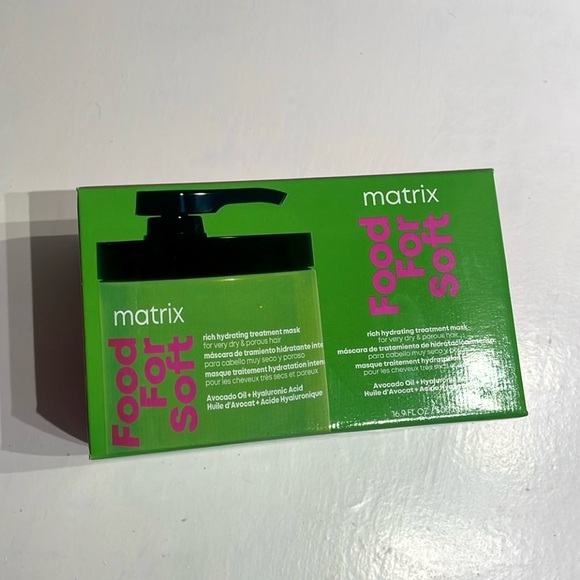 matrix Food for Soft  Hydrating Treatment Hair Mask Brand New in Box and Pump - Picture 1 of 5